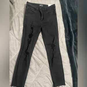 Abercrombie and Fitch High Rise Super Skinny Jeans. Size 27/4 short.